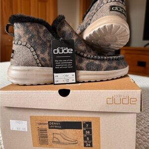 Hey Dude Denny Leo Beige Casual Shoes